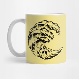 Summer Wave Engraving Mug